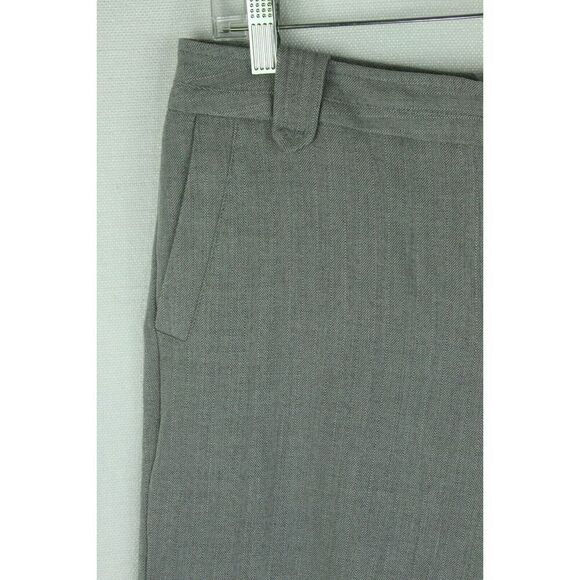 Worthington Shorts 10 Gray Womens Modern Fit Bermuda Stretch High Waist - Picture 3 of 6